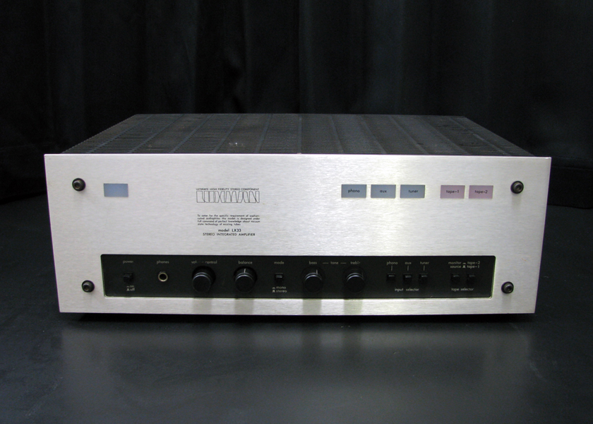 LUXMAN LX33 管球式プリメインアンプ - 中古オーディオの販売や買取 ...