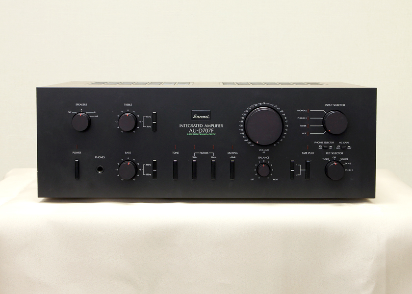 SANSUI AU-D707F プリメインアンプ - 中古オーディオの販売や