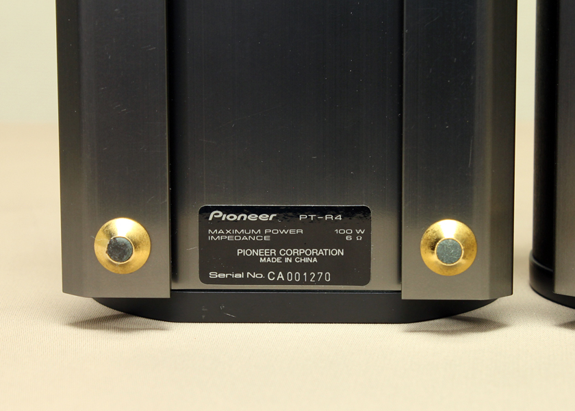 PIONEER PT-R4 スーパートゥイーター ペア - 中古オーディオの販売や買取ならジャストフレンズ