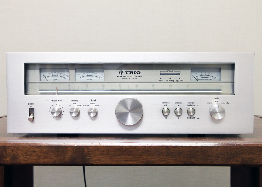 TRIO KT-9700 ＦＭ専用チューナー - 中古オーディオの販売や買取なら 