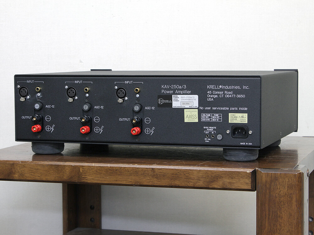 KRELL クレル KAV-250a/3 マルチチャンネルパワーアンプ - 中古オーディオの販売や買取ならジャストフレンズ