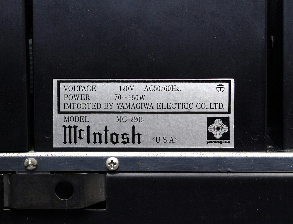 McIntosh ޥåȥå MC-2205 ѥ5