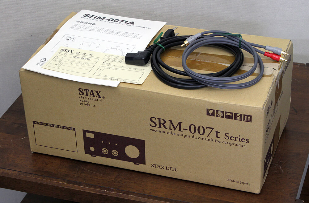 STAX スタックス SRM-007tA イヤースピーカー専用ドライバーユニット - 中古オーディオの販売や買取ならジャストフレンズ