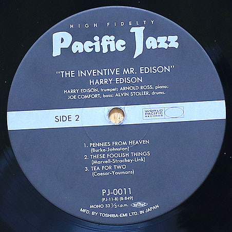 HARRY EDISON - The Inventive Mr. Edison | ジャズレコード通販・買取