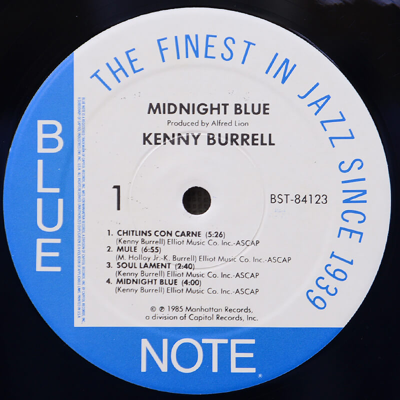 KENNY BURRELL - Midnight Blue | ジャズレコード通販・買取のジャストフレンズ