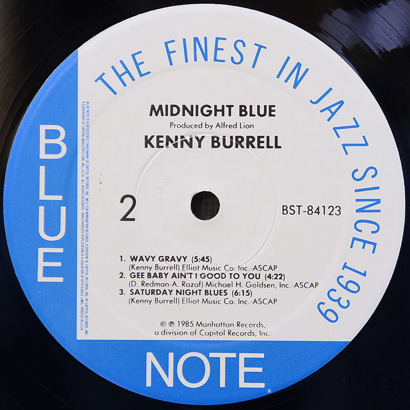 KENNY BURRELL - Midnight Blue | ジャズレコード通販・買取のジャスト