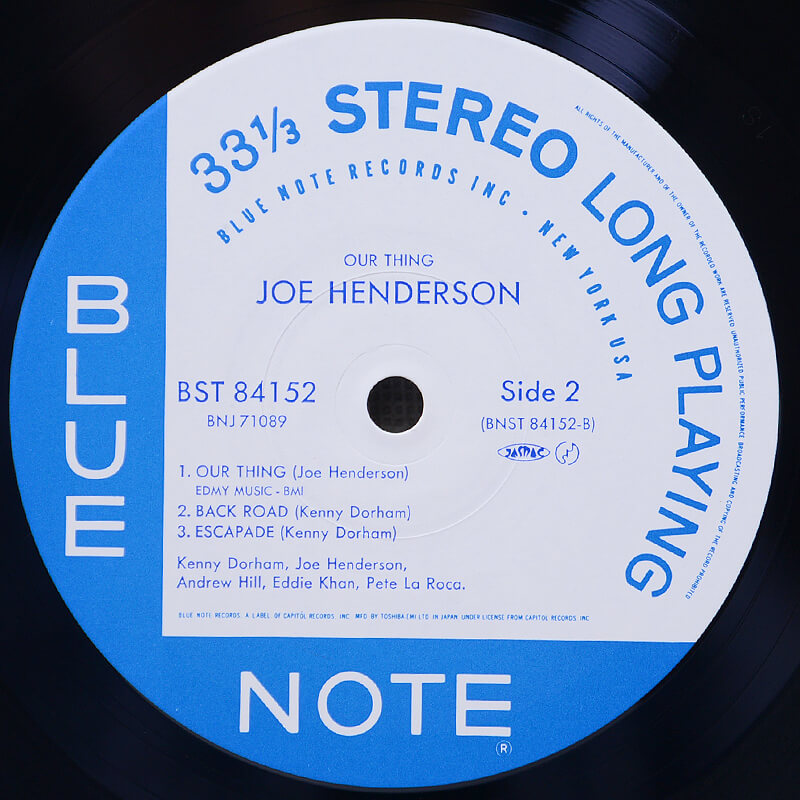 Joe Henderson - Our Thing | ジャズレコード通販・買取のジャストフレンズ