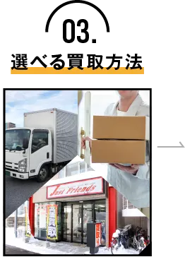 3.選べる買取方法