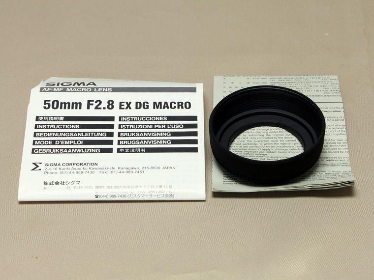 SIGMA MACRO 50mmF2.8 EX DG PENTAX AF 5