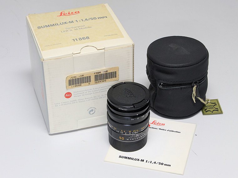 LEICA(ライカ) SUMMILUX-M(ズミルックス)F1.4 50mm レンズ 第3世代 - 札幌中古カメラ 販売・買取 ジャストフレンズ