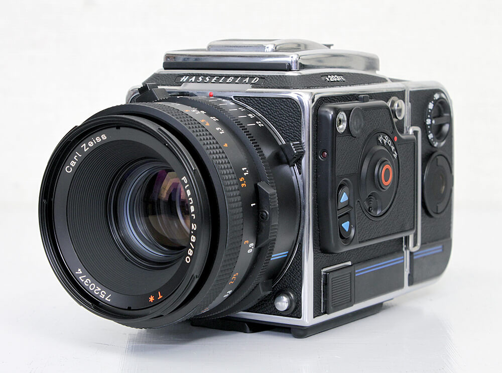 Hasselblad ハッセルブラッド 203FE+Planar 80mm F2.8T*+E12 カメラ