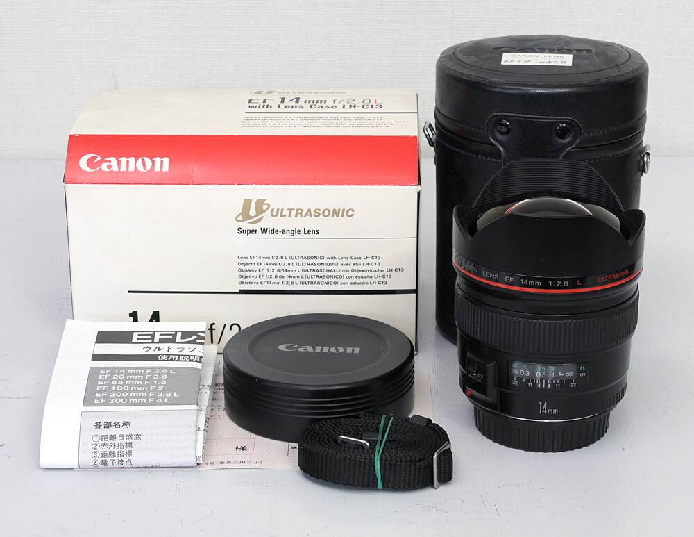 Canon キャノン EF 14mm F2.8L USM 超広角レンズ ケース/元箱付 - 札幌中古カメラ 販売・買取 ジャストフレンズ