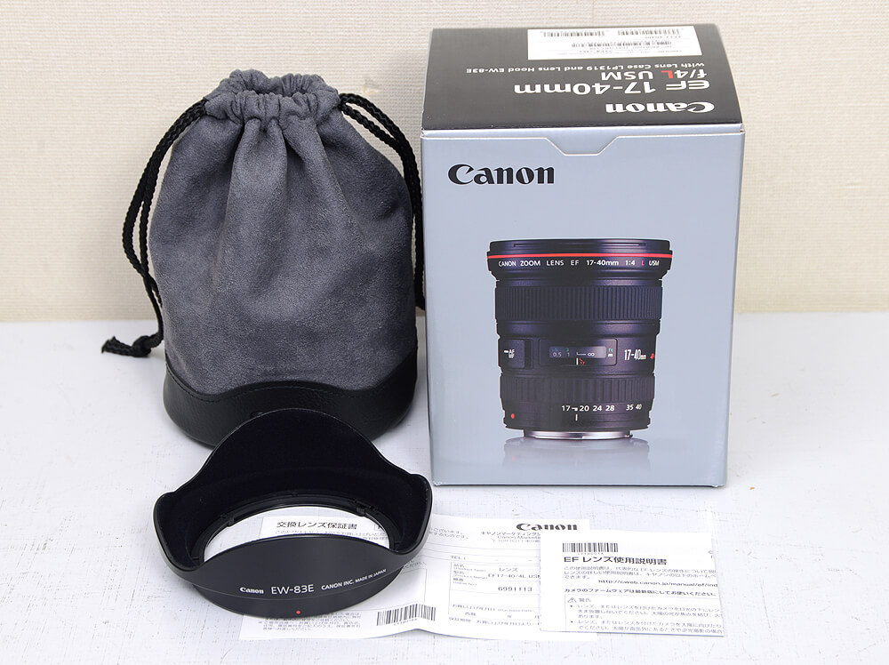 CANON キャノン EF17-40mm F4L USM 広角ズームレンズ - 札幌中古カメラ