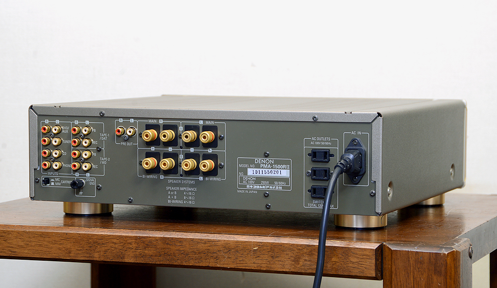 動作品 DENON デノン PMA-1500RII プリメインアンプ 取扱説明書/リモコン付