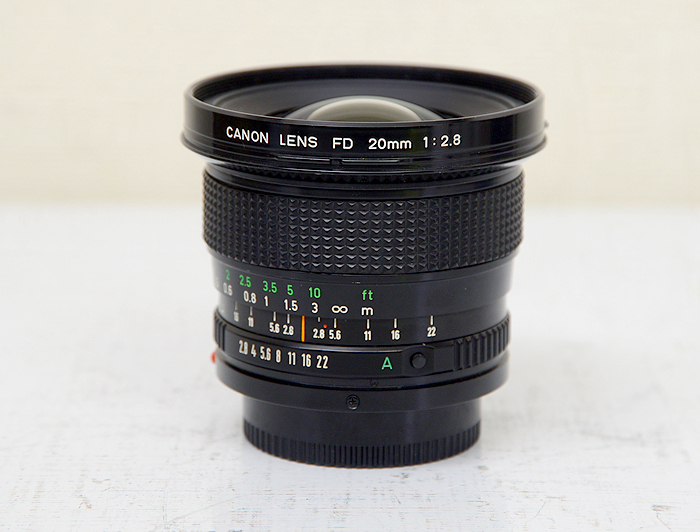 超美品】Canon New FD NFD 20mm f2.8 MF Wide Angle Lens キヤノン