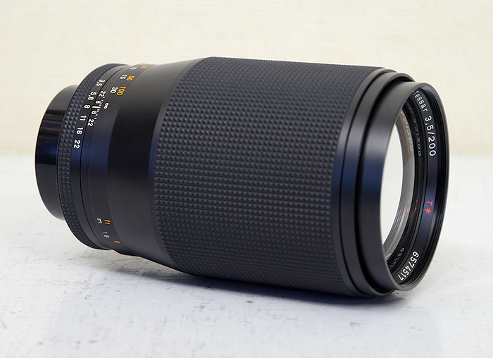 CONTAX コンタックス Carl Zeiss Tele-tessar 200mm F3.5 T* AEG 単焦点望遠レンズ - 札幌中古カメラ  販売・買取 ジャストフレンズ