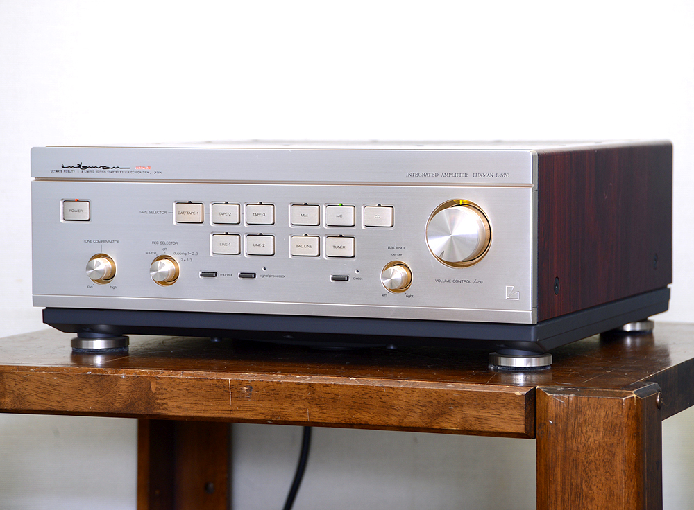 LUXMAN L-570 プリメインアンプ1枚目