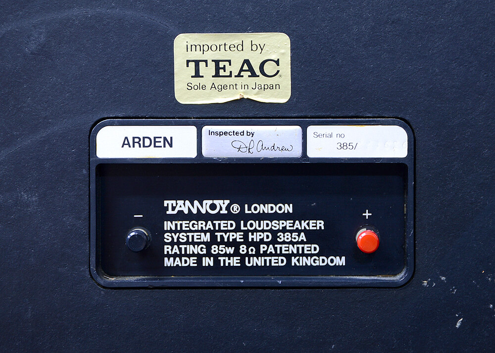 TANNOY Arden 同軸型スピーカー6枚目