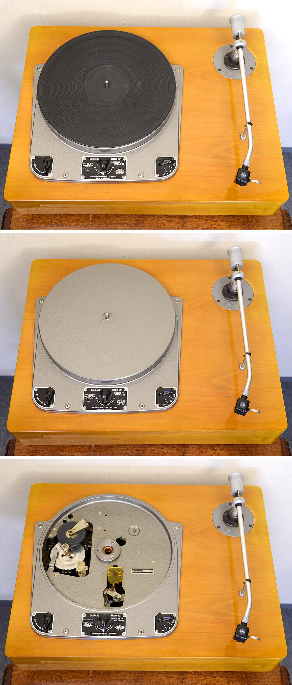 Garrard 301+Ortofon RMA-309+新藤ラボラトリーキャビネット / 札幌の中古オーディオ・レコード販売 ジャストフレンズ