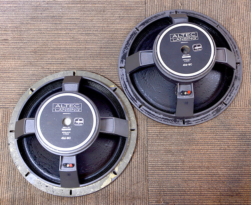 名機！ALTEC 416-8B ウーファーユニットペア アルテック □□ALTEC 416