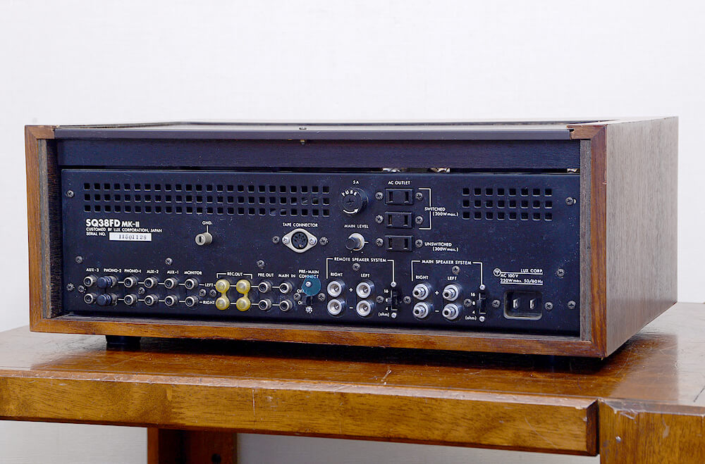 LUXMAN SQ38FD MKⅡ 真空管プリメインアンプ2枚目