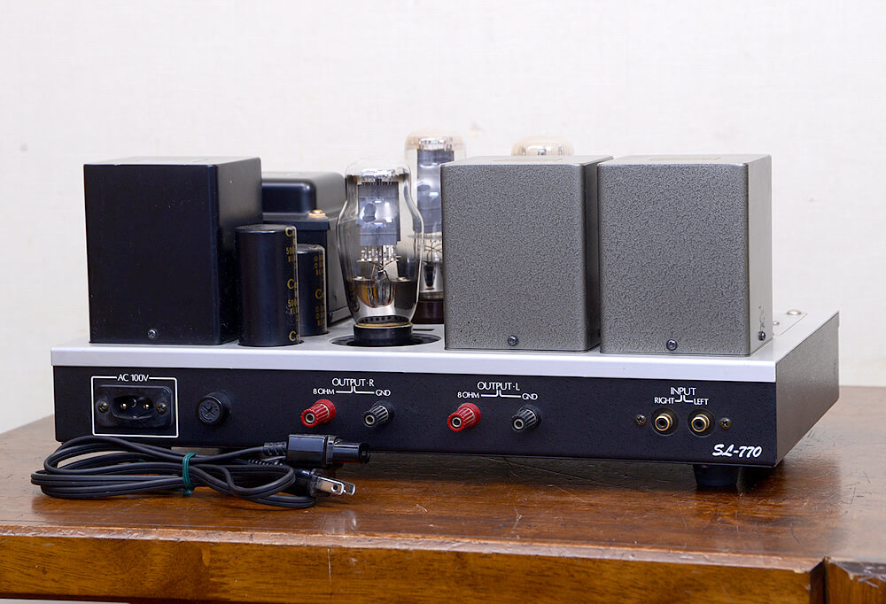 動作品 300B シングル 自作真空管パワーアンプ 6SL7/5U4G/TANGO MX-200