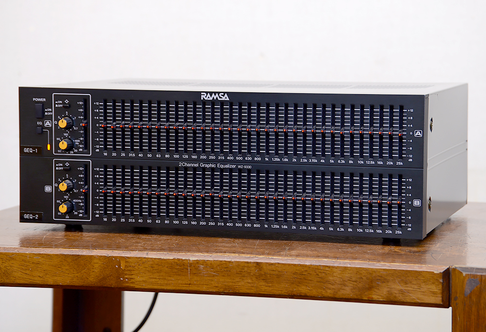 希少】RAMSA 2チャンネル グラフィックイコライザー WZ-9330 【公式通販】
