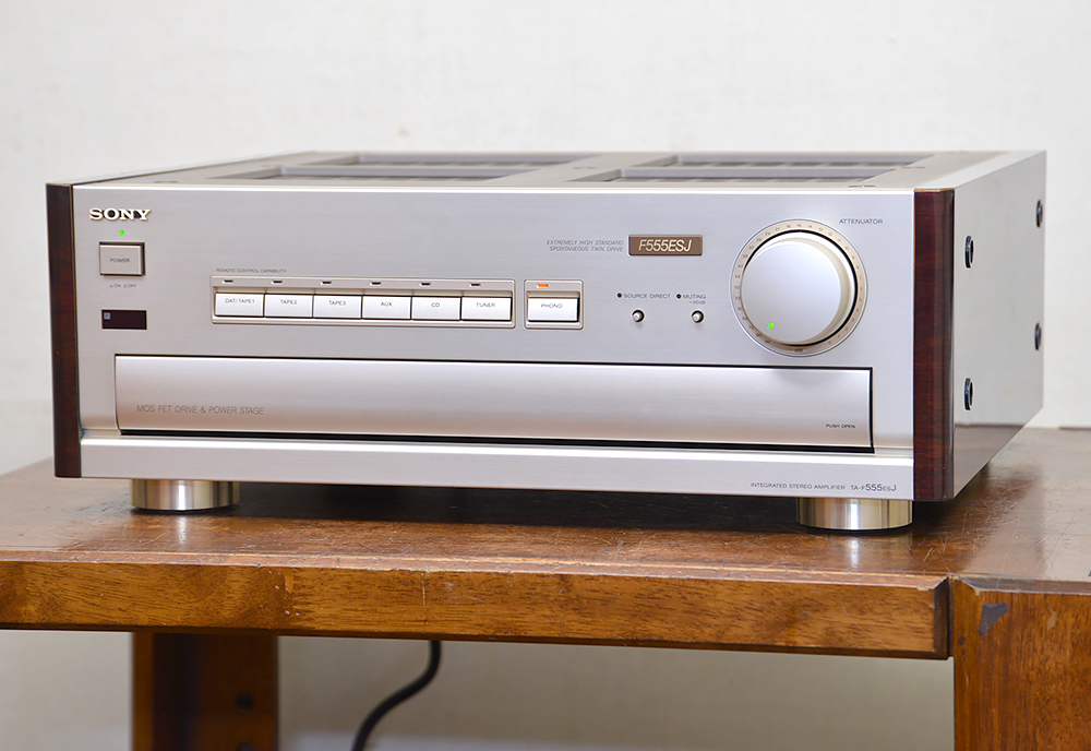 SONYプリメインアンプTA−F555ESJ　リモコン・取説付き(コピー） SONY TA-F555ESJ プリメインアンプ リモコン・取扱説明書付き 【公式通販】