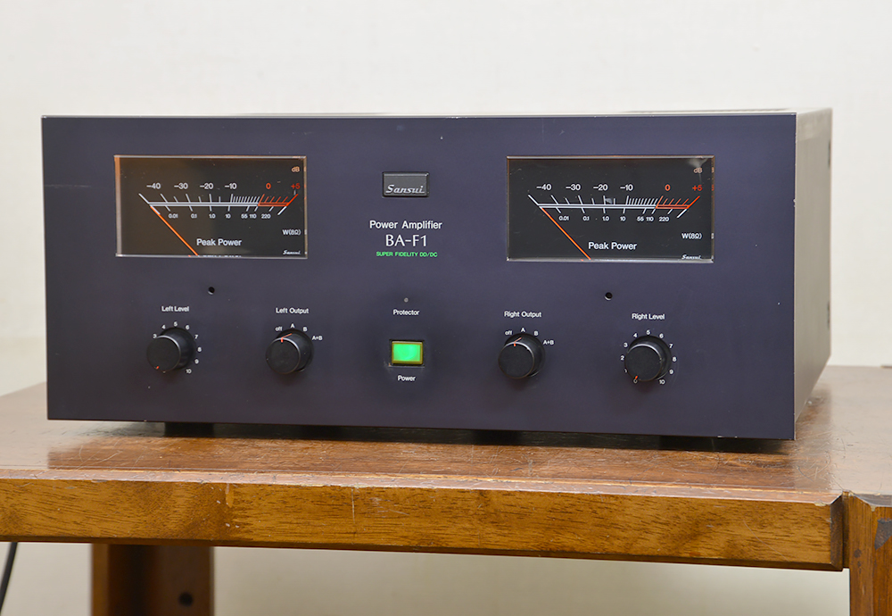 SANSUI BA-F1 ステレオパワーアンプ-