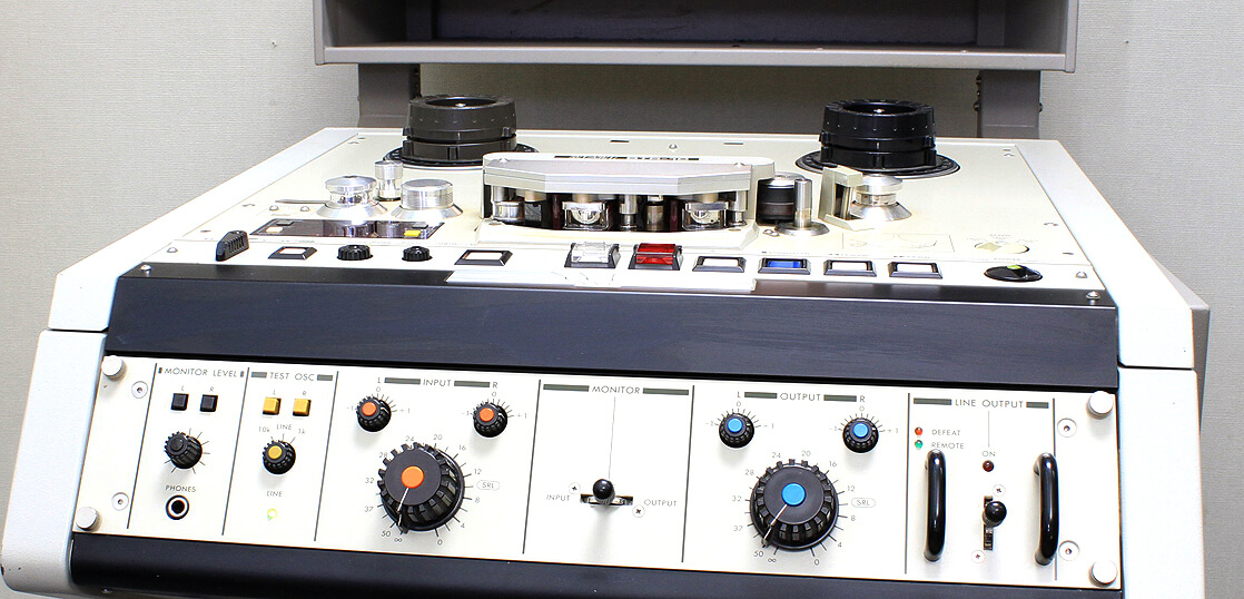 オープンリール/カセット テープデッキのヘッド構成