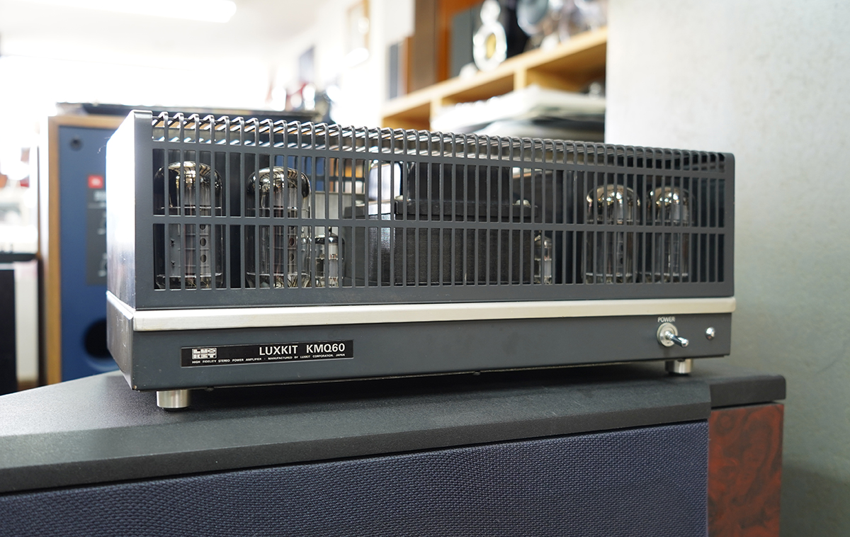 札幌市で買取した LUXMAN KMQ60 真空管パワーアンプ